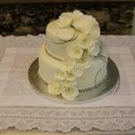 One of the wedding cakes.